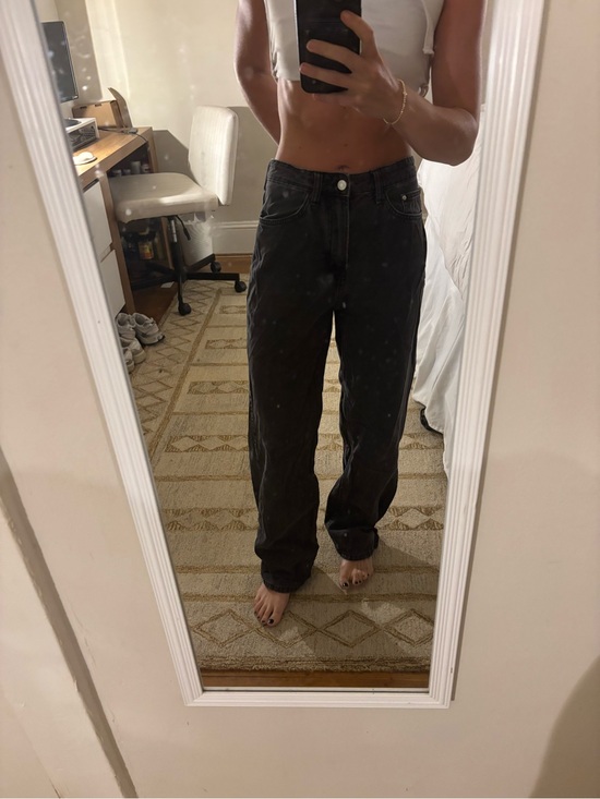H&M Denim - H&M Black Flared Wide-Leg Jeans — Classic Five-Pocket Style